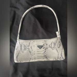 Snakeskin Prada Shoulder Bag